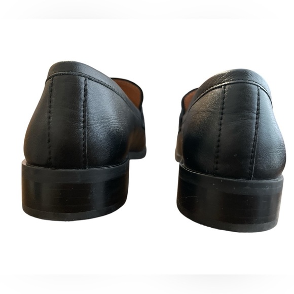 LISA & VICKY Black Leather Penny Loafers - Picture 4 of 6